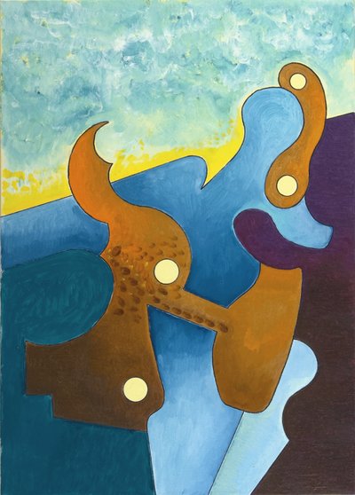 Softly as in a Morning Sunrise, 2008 (olje på lerret) av Jan Groneberg