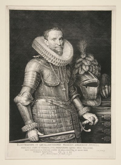 Ambrosius, markis av Spinola (1569–1630) av Jan Harmensz. Muller