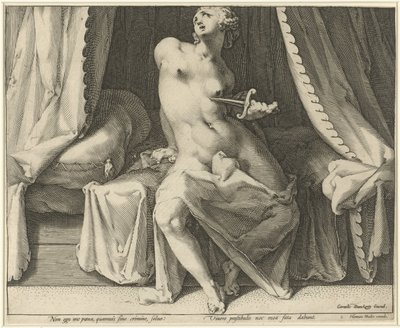 Lucretias død av Jan Harmensz. Muller