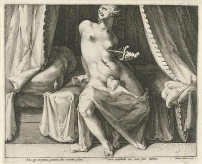 Lucretias død av Jan Harmensz. Muller