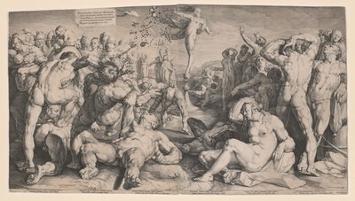 Formue som deler ut gavene hennes av Jan Harmensz. Muller