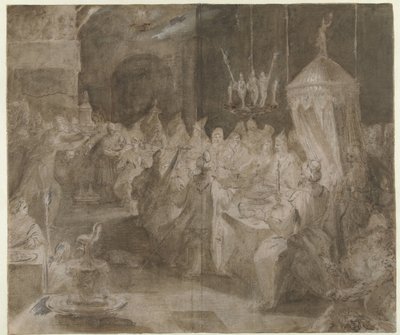 Belsasars bankett av Jan Harmensz. Muller