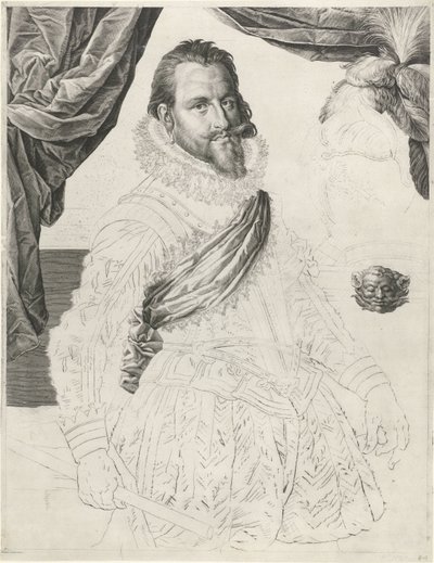 Portrett av kong Christian IV av Danmark og Norge av Jan Harmensz. Muller
