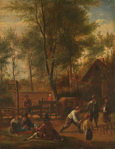 Bowlerne av Jan Havicksz. Steen (copy after)