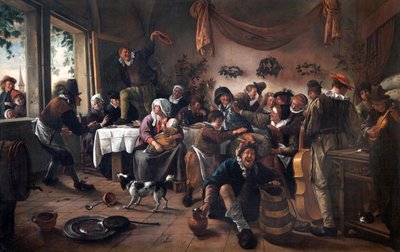 En bryllupsfest av Jan Havicksz. Steen