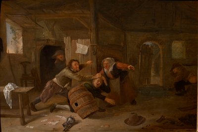 Kjempende bønder, før 1678. av Jan Havicksz Steen