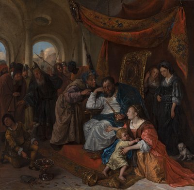 Moses og Faraos krone, ca. 1670 av Jan Havicksz. Steen