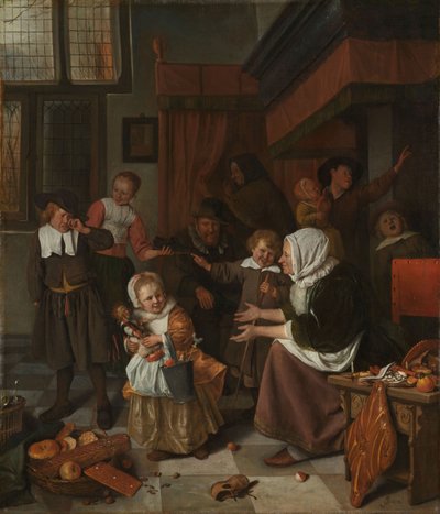 St Nicholas-festen av Jan Havicksz. Steen