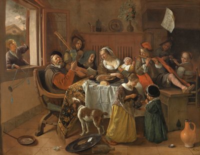 Den glade familien Den glade familien av Jan Havicksz. Steen