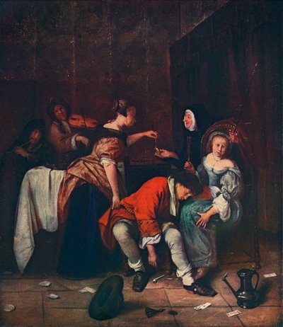 Dårlig selskap, c1665 av Jan Havickszoon Steen
