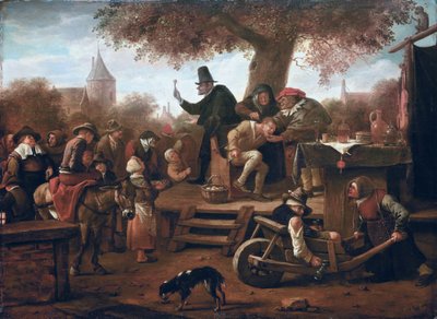 Kvaksalveren av Jan Havickszoon Steen
