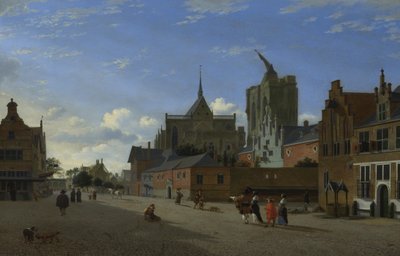 En utsikt i Köln, ca. 1660 av Jan Heyden van der