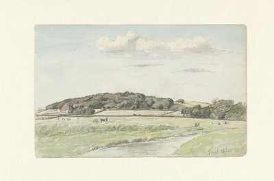 Utsikt over Texel av Jan Hoynck van Papendrecht
