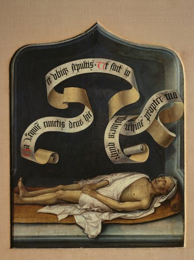 A Phylactery and the Body of a Canon (se 231774 for recto) av Jan II Provost