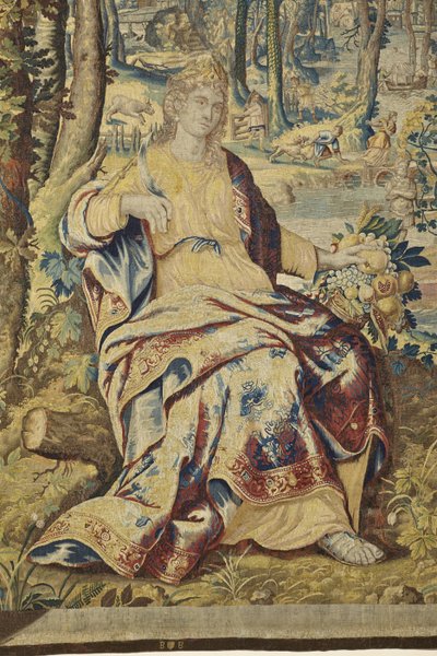 Detalj av Pomona, fra Vertumnus og Pomona, ca. 1630 av Jan II Raes