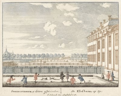 Game of Klosbaan på Het Loo-palasset, 1694-97 av Jan I van Call