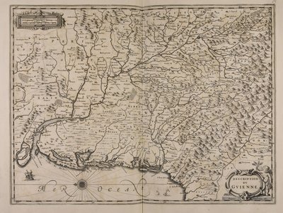 Beskrivelse du Guienne av Jan Janssonius