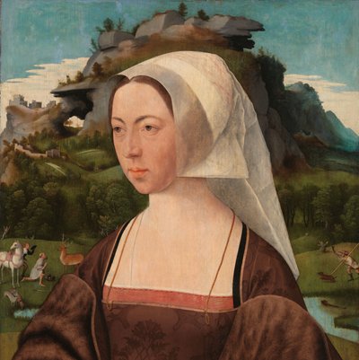 Portrett av en ukjent kvinne Portrett av en kvinne av Jan Jansz Mostaert