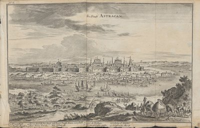 Astrakhan Fra: Three Remarkable Voyages, 1675 av Jan Jansz. Struys