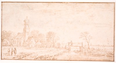 Landsbykirken i Lisse av Jan Josefsz van Goyen