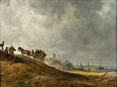 Strandbilde av Jan Josephsz van Goyen