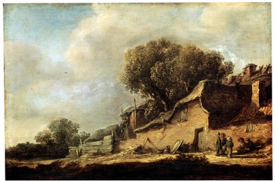 Landskap med en bondehytte, 1631. av Jan Josephsz van Goyen