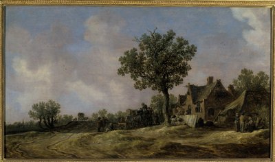 Taverna på en landevei, 1620 av Jan Josephsz van Goyen