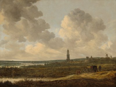 Utsikt over Rhenen av Jan Josephsz van Goyen