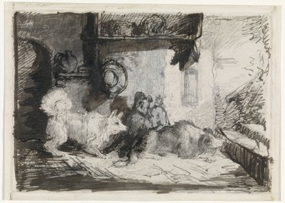 To hunder av Jan Karel Jacob de Jonge