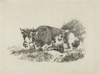 Liggende ku av Jan Kobell (III)
