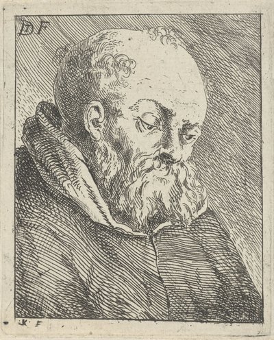 Portrett av en munk av Jan Lauwryn Krafft (I)