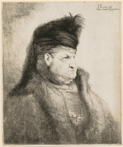 Byste av en orientaler av Jan Lievens