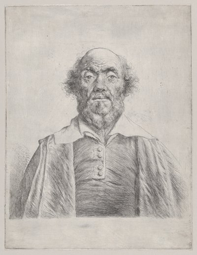 Byste av en eldre mann, 1620-74. av Jan Lievens