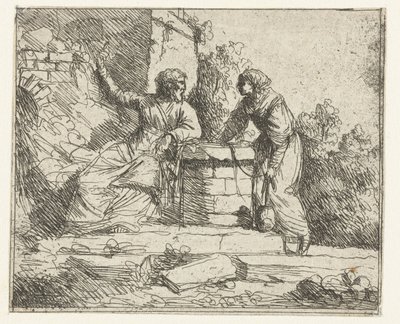 Kristus og den samaritanske kvinnen av Jan Lievens
