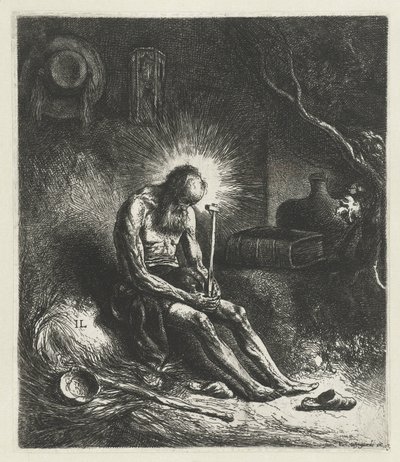 Den hellige Jerome av Jan Lievens