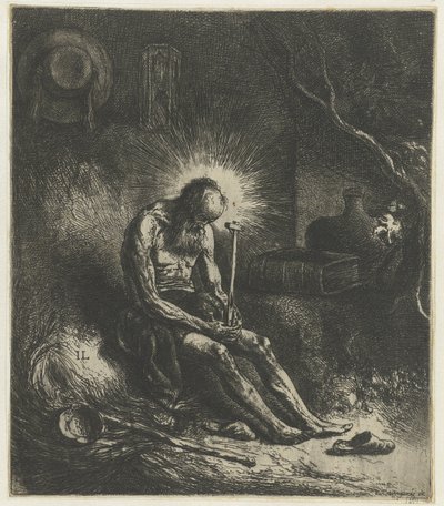 Den hellige Jerome av Jan Lievens