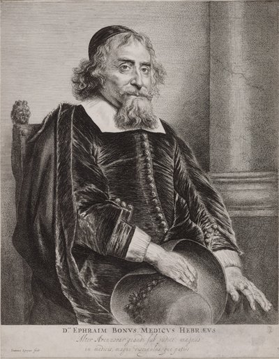 Portrett av Ephraim Bueno av Jan Lievens