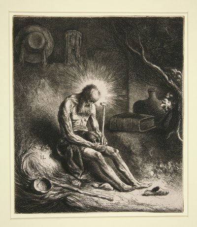 St. Hieronymus i bot av Jan Lievens