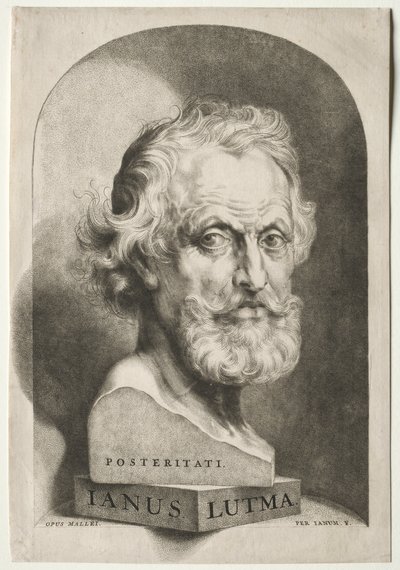 Portrett av Janus Lutma den eldre av Jan Lutma II