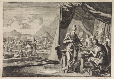 Bygging av Tabernaklet av Jan Luyken