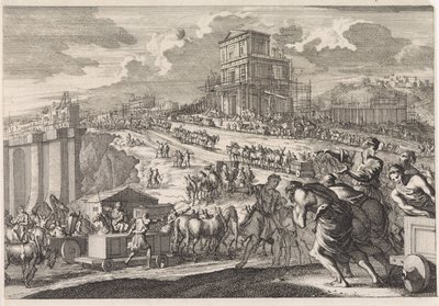 Bygging av Salomos tempel av Jan Luyken