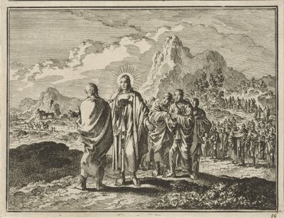 Kristus straffer Peter av Jan Luyken