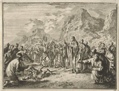 Kristus helbreder et besatt barn av Jan Luyken