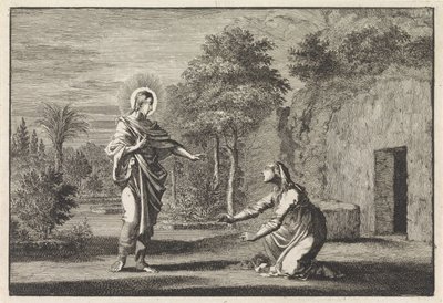 Kristus viser seg for Maria Magdalena av Jan Luyken