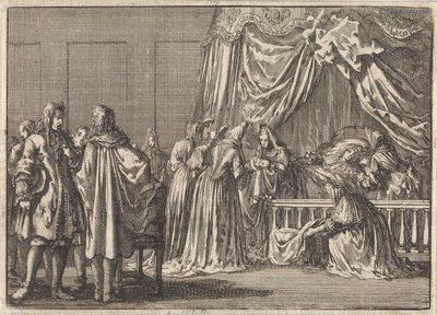 Fødsel av sønnen til kong James II av England, 1688 av Jan Luyken