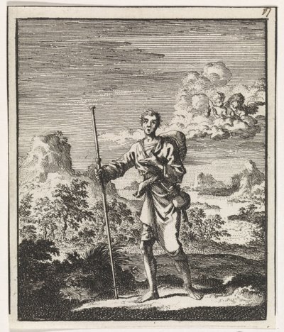 Pilegrimer i et fjellandskap av Jan Luyken