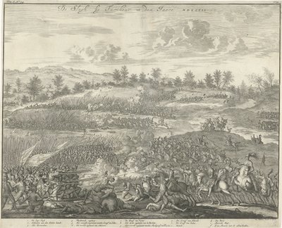 Slaget ved Turnhout, 1597 De Slagh av Turnhout i den Jaere MDXCVII (tittel på objekt) av Jan Luyken