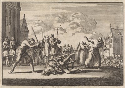 I Mainz blir den keiserlige krigskommissæren Cronsbruck halshugget i 1691 av Jan Luyken