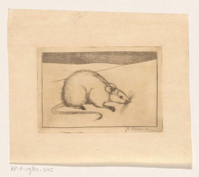 Mus av Jan Mankes (signed by artist)