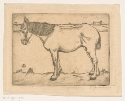Hest av Jan Mankes (signed by artist)